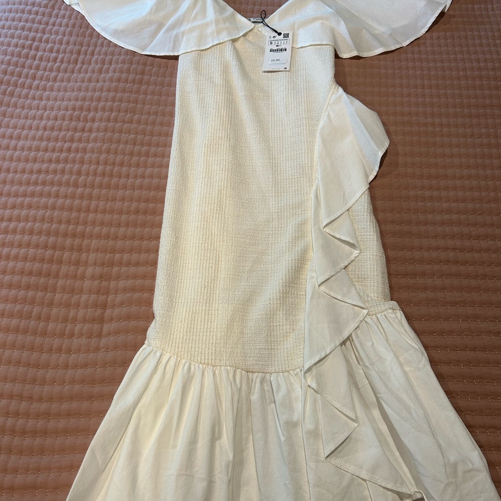 Zara White Dress